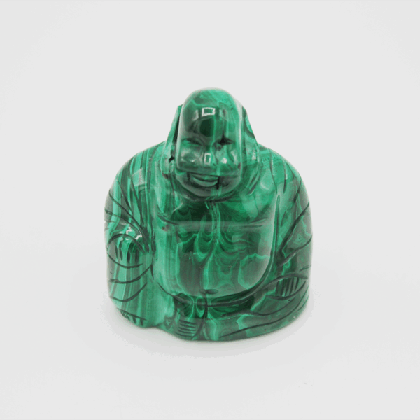 bouddha en malachite naturelle du Congo